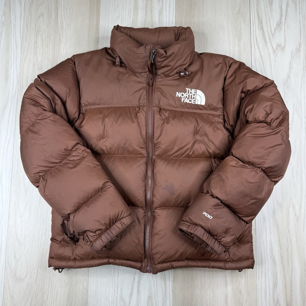 The North Face Nuptse 1996 700 Down Puffer Jacket Women's Size M Medium Brown